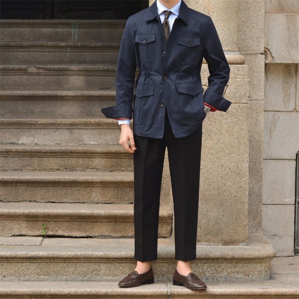 0085c3f2-9b76-4552-af20-537e9f9725aa Vintage Lapel Hunting Jacket Jacket For Men