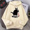 395822e4-40bd-48df-9581-296e89904dec Killer Black Cat Surprised Hoodies Male