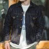 4521418767326 Original Color Denim Jacket Motorcycle Slim Jacket Men