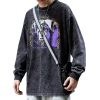 4865eefd-b5b6-4ad9-b15a-178355b99479 All-match Washed Old Sweater For Men