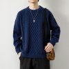 61c2f7ab-99ac-4ab0-a21d-ba9017cdfbcb Twist Weave Round Neck Sweater For Men