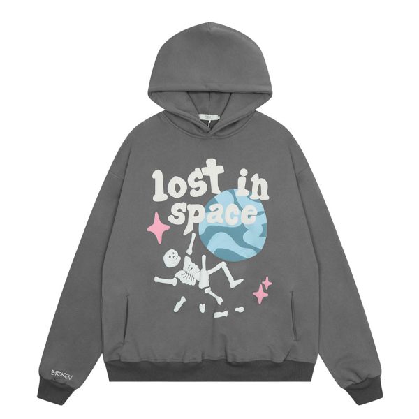 63828958-bf0f-4754-8822-8423b6cd8b5e Graffiti Printing And Fleece Hooded Sweater For Men