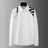 O1CN01kJUZCp1ou7Zob3y7v__3864075284-0-cib Contrast Color Shoulder Strap High Sense Business Leisure Trend Nightclub Slim-fit Long Sleeve Shirt For Men