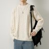 c7f2dc3e-5470-4ee5-9d18-f5e2b16a613e Twist Weave Round Neck Sweater For Men