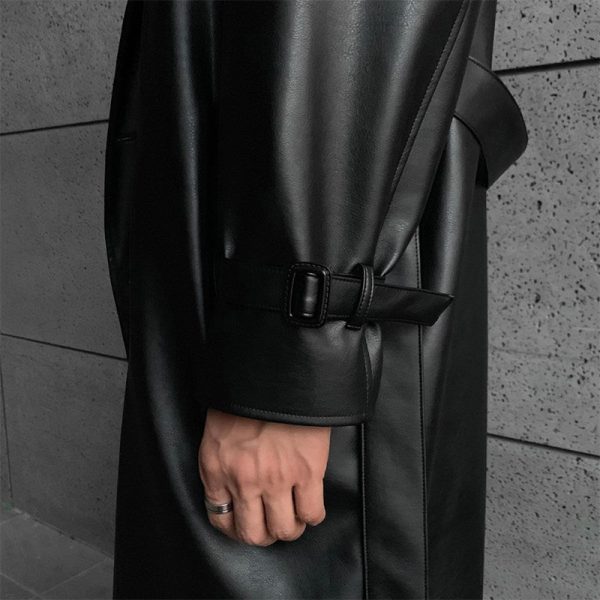 1623820554208 Imitation Leather Spring Slim Leather Men's Korean Version Of The Trend