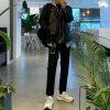 63672726636544 Men's Korean Style Trendy Slim-fit Motorcycle Jacket