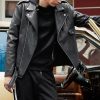 f1d5669b-ce9f-45f2-b04d-f3b43c5f9e9a Spring And Autumn New Fleece And Thick Leather Jacket Fashion Brand