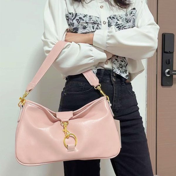 324b8ead-77d5-4737-af4a-3d71e2a02884.jpg Commuter Underarm Bag All-match Solid Color Crossbody