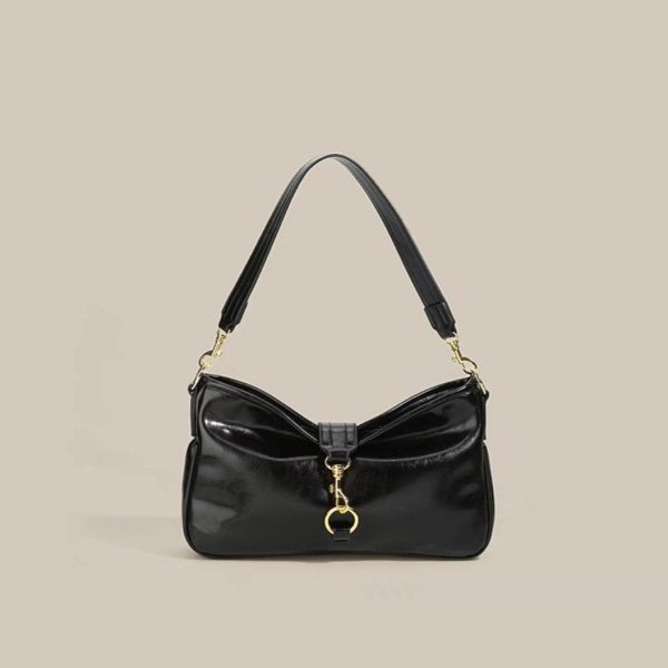 4f290449-f581-4463-bbde-0b83ab17e889.jpg Commuter Underarm Bag All-match Solid Color Crossbody