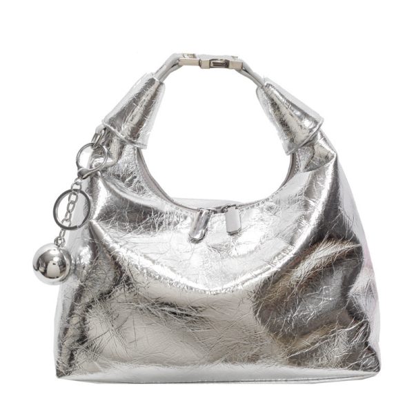 642ea00d-91bf-454e-afb9-779967fcc12c.jpg High-grade Light Luxury Glossy Dumpling Bag Casual